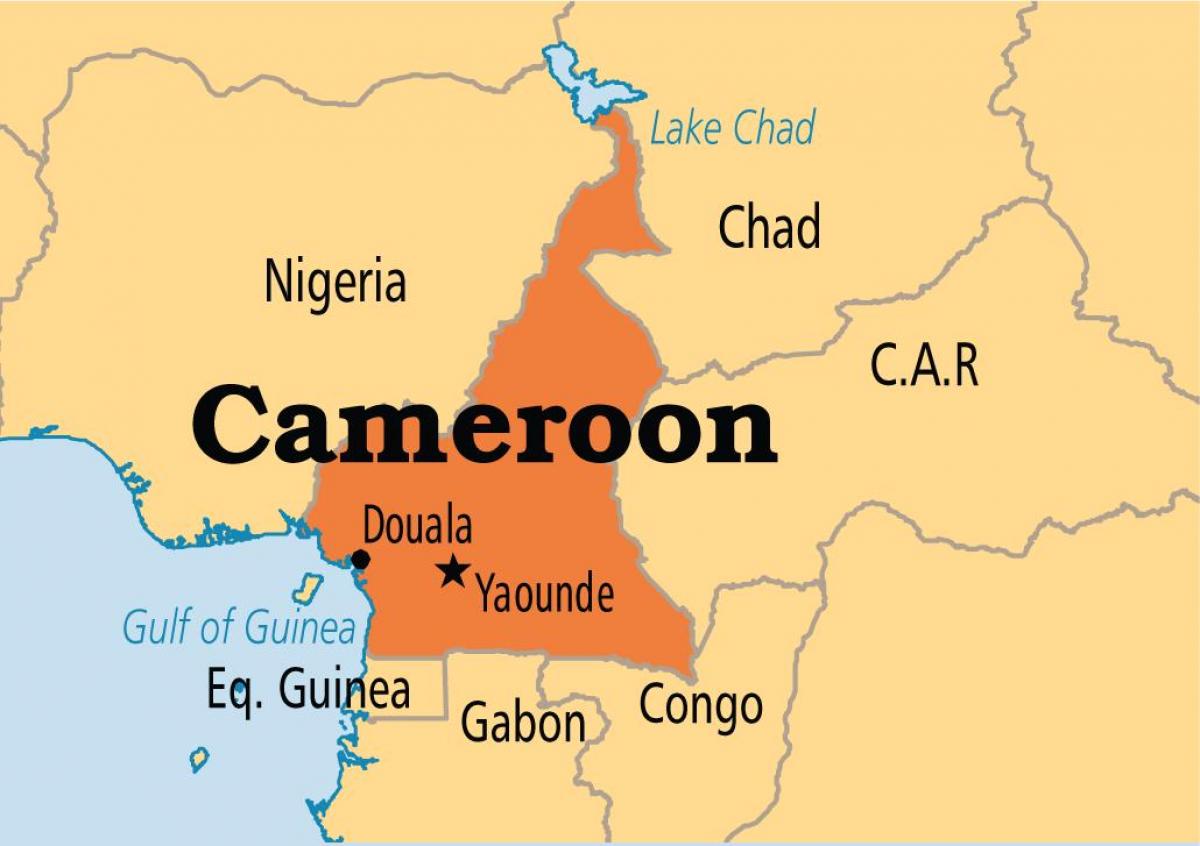 Mapa de yaounde Camerun