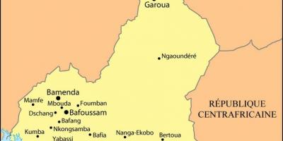 Mapa de douala Camerun